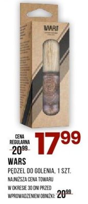 Pędzel do golenia WARS 1 SZT promocja w Drogerie Natura