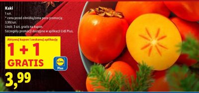 Kaki 1+1 gratis Lidl promocja w Lidl
