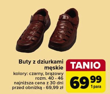 Buty męskie z dziurkami 40-46 promocja