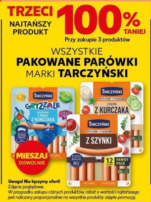 Parówki pakowane wszystkie rodzaje promocja w Kaufland
