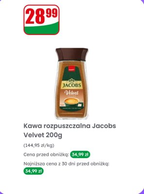 Kawa rozpuszczalna Velvet 200g promocja w Dino