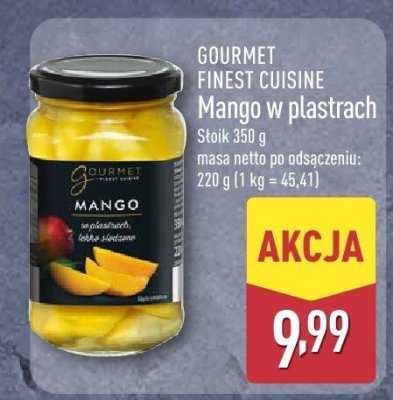 Mango w plastrach promocja w Aldi