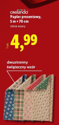 Papier prezentowy promocja w Lidl
