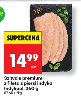 Sznycle premium z fileta z piersi indyka promocja w Biedronka