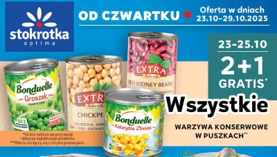 Warzywa konserwowe EXTRA Red Kidney Beans promocja w Stokrotka