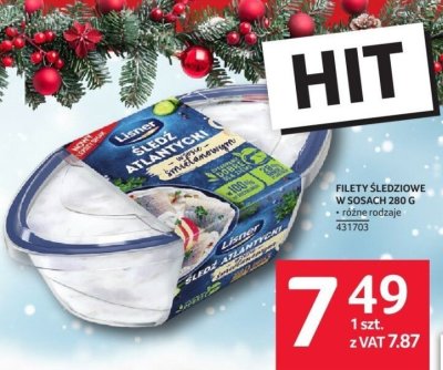 Filety śledziowe w sosach Lisner 280 g różne rodzaje promocja w Selgros