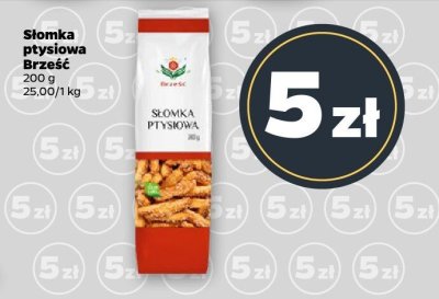 Słomka ptysiowa  promocja w Netto