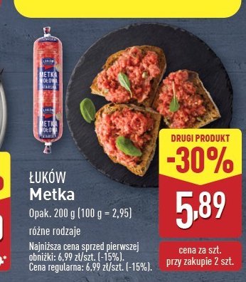 Metka tatarska Łuków promocja w Aldi