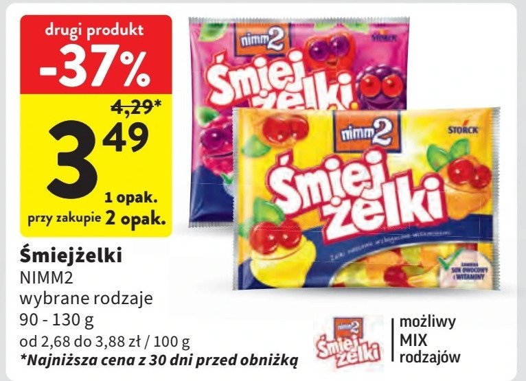 Żelki Nimm2 śmiejżelki sokki promocja