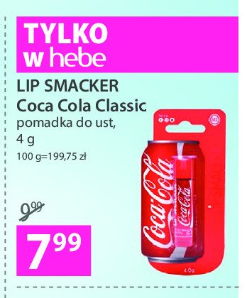 Pomadka do ust coca-cola Lip smacker promocja