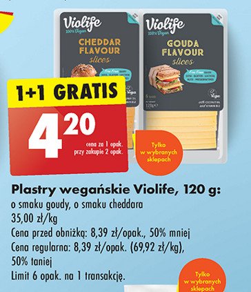 Ser w plastrach gouda Violife promocja