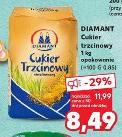 Cukier trzcinowy Diamant polska promocja