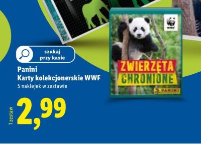Karty kolekcjonerskie WWF promocja w Lidl