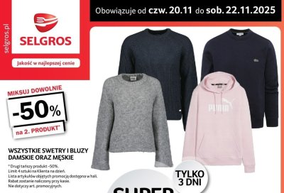 Sweter męski promocja w Selgros