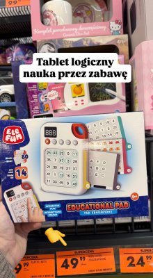 Tablet logiczny edukacyjny promocja w Biedronka