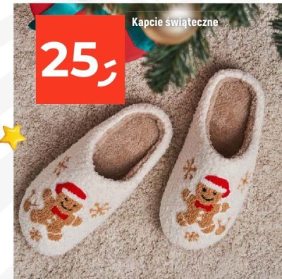 Kapcie 艣wi膮teczne damskie Up2fashion promocja w Dealz