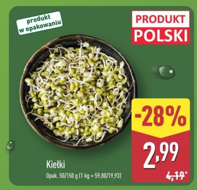 Kiełki promocja w Aldi