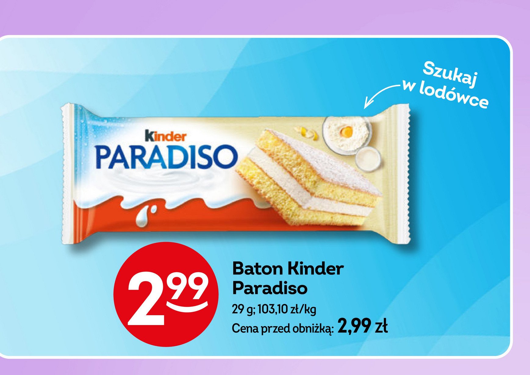 Baton Kinder paradiso promocja w Żabka