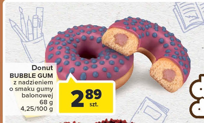 Donut o smaku gumy balonowej promocja