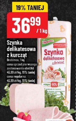 Szynka delikatesowa z kurczat Droblimex promocja w POLOmarket