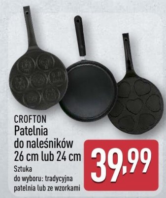 Patelnia do naleśników CROFTON 26 cm lub 24 cm promocja w Aldi
