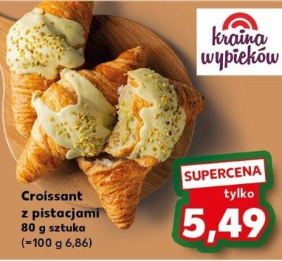 Croissant z pistacjami 80 g promocja w Kaufland