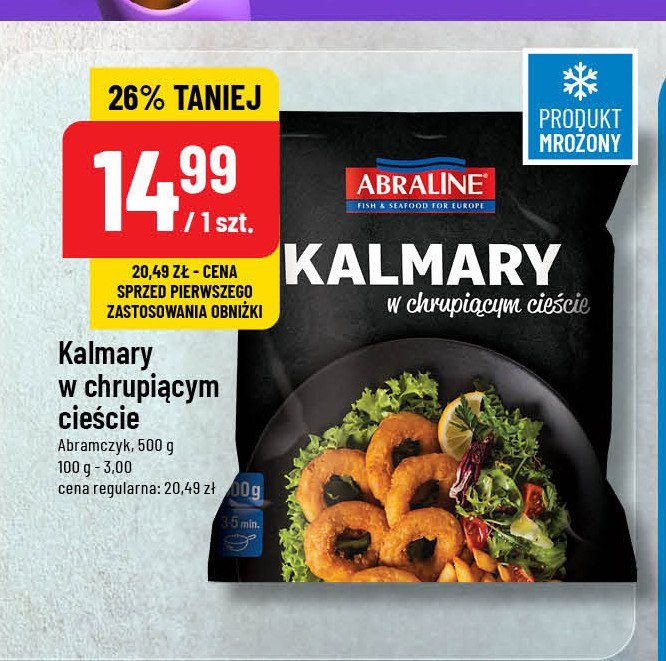 Kalmary w chrupiącym cieście ABRALINE promocja