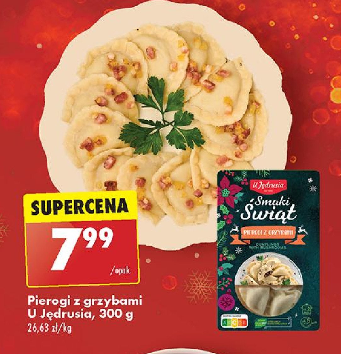 Pierogi z grzybami U jędrusia promocja