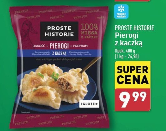 Pierogi z kaczki Iglotex proste historie promocja