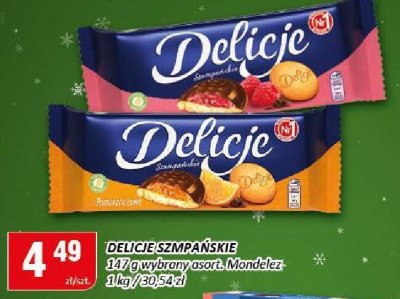 Ciastka Delicje Szampańskie Mondelez promocja w Chorten