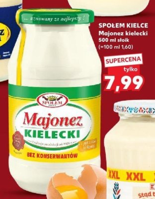 Majonez Kielecki Społem Kielce 500 ml promocja w Kaufland