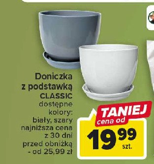 Doniczka z podstawk膮 classic promocja