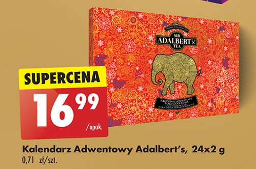 Kalendarz adwentowy Adalbert's tea promocja