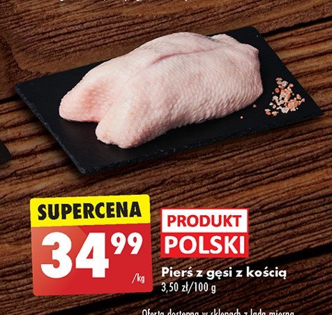 Pierś z gęsi z kością promocja