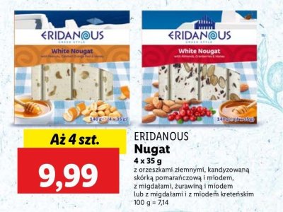 Nugat z orzeszkami ziemnymi Eridanous promocja