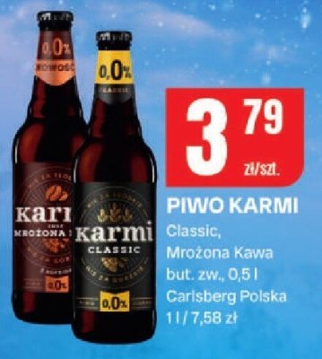 Piwo Karmi Classic, Mrożona Kawa promocja w Chorten