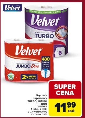 Ręcznik papierowy Jumbo Duo 2-pak promocja w Carrefour