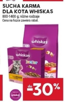 Sucha karma dla kota Whiskas promocja w Stokrotka