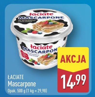 Ser Mascarpone 500 g promocja w Aldi