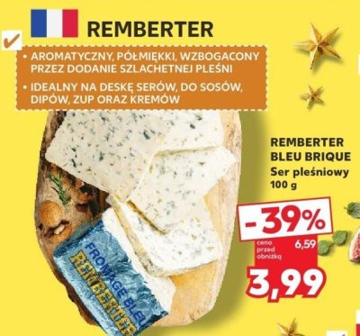 Ser REMBERTER BLEU BRIQUE Ser pleśniowy promocja w Kaufland