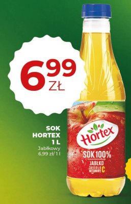 Sok Hortex 100% Jabłkowy 1L promocja w Duży Ben