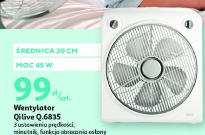 Wentylator q.6835 Qilive promocja
