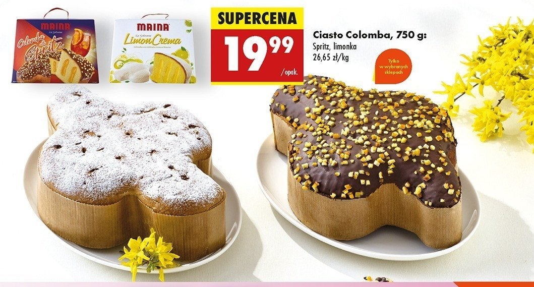 Ciasto colomba spritz Maina promocja