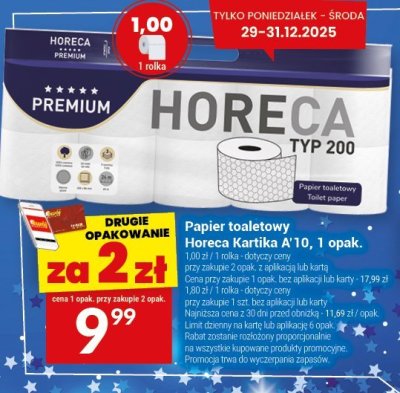 Papier toaletowy Horeca Kartika A`10 1 opak. promocja w Twój Market