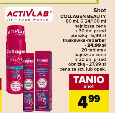 Shot Activlab collagen beauty promocja
