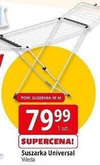 Suszarka Universal Vileda promocja w Leclerc