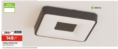 Plafon PIAZO LED promocja w Leroy Merlin