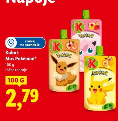 Mus Pokémon  różne rodzaje promocja w Lidl