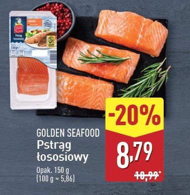 Pstrąg łososiowy Golden seafood promocja w Aldi