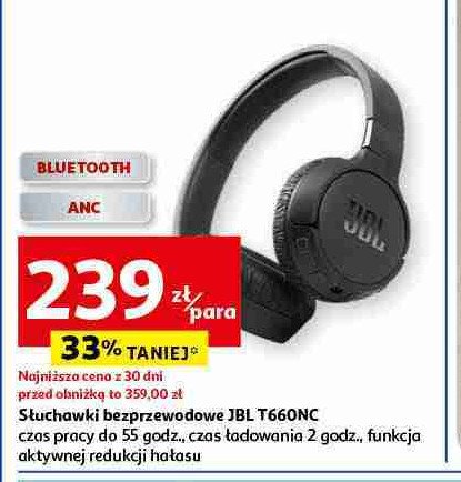 Słuchawki bezprzewodowe t660nc Jbl promocja
